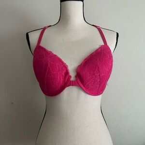 Victoria's Secret Pink Lace Bra with Underwire Support